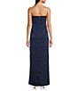 Lilly Pulitzer Carlynn Satin Strapless Bow Maxi Dress, Color:True Navy - Image 2