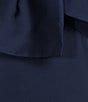 Lilly Pulitzer Carlynn Satin Strapless Bow Maxi Dress, Color:True Navy - Image 4