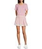 Lilly Pulitzer Clairmont Knit Pearl Crew Neck Short Sleeve Top - Image 4