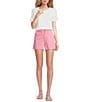 Lilly Pulitzer Clairmont Knit Round Neck Short Sleeve Ric Rac Trim Top, Color:Resort White - Image 3
