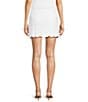 Lilly Pulitzer Colette Denim 4-Pocket Scalloped Hem Skort, Color:Resort White - Image 2