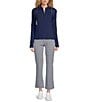 Lilly Pulitzer Corso Knit Butterfly Print Kick Flare Pants, Color:Low Tide Navy - Image 3