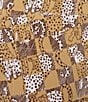 Lilly Pulitzer Corso Stretch Woven Cheetah Checks Print UPF 50+ Moisture Wicking Pull-On Pants - Image 4