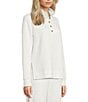 Lilly Pulitzer Cowie Soft Knit High Mock Neck Long Sleeve UPF 50+ Pullover - Image 3