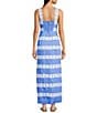 Lilly Pulitzer Davis Vintage Dobby Lily Lace Trim Square Neck Sleeveless Maxi Dress, Color:Sunwashed - Image 2