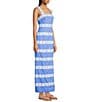 Lilly Pulitzer Davis Vintage Dobby Lily Lace Trim Square Neck Sleeveless Maxi Dress, Color:Sunwashed - Image 3