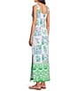 Lilly Pulitzer Dee Stretch Sunny Dee Patch Print Round Neck Sleeveless Shift Maxi Dress, Color:Multi Sunny Dee Patch - Image 4