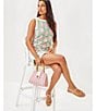 Lilly Pulitzer Eleanora Boat Neck Sleeveless Shift Romper, Color:Fauna Green - Image 4