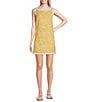 Lilly Pulitzer Eleanora Honeycomb Hideaway Print Boat Neck Sleeveless Shift Romper, Color:Honeycomb - Image 1