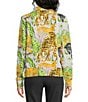 Lilly Pulitzer Eleni Luxe Terry Zoo Print Long Sleeve Quarter-Zip Mock Neck Pullover - Image 2