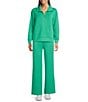 Lilly Pulitzer Eleni UPF 50+ Half Zip Long Sleeve Pullover, Color:Kitts Green - Image 4