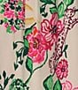 Lilly Pulitzer Elsa Silk Printed V-Neck Bracelet Sleeve Blouse, Color:Coconut - Image 4