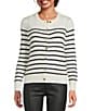 Lilly Pulitzer Fairley Stripe Knit Sweater Set, Color:Coconut - Image 2