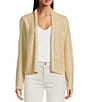 Lilly Pulitzer Faretta Slub Knit Open Front Long Sleeve Cropped Cardigan, Color:Wicker Tan - Image 4