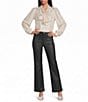 Lilly Pulitzer Harleen High Rise Coated Pants - Image 3