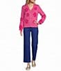 Lilly Pulitzer Harleen High-Rise Stretch Denim Cropped Jeans - Image 3