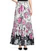 Lilly Pulitzer Inaya All Dahled Up Printed Mikado A-Line Maxi Skirt, Color:Coconut - Image 1