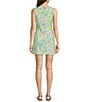 Lilly Pulitzer Kalinara Stretch Hopsack Make Lemonade Fruit Print Square Neck Skirted Romper, Color:Bluette - Image 2