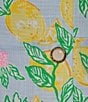 Lilly Pulitzer Kalinara Stretch Hopsack Make Lemonade Fruit Print Square Neck Skirted Romper, Color:Bluette - Image 3
