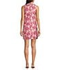 Lilly Pulitzer Kelliana Floral Brocade Point Collar Sleeveless Shift Dress, Color:Passion Fruit - Image 2