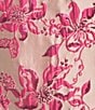 Lilly Pulitzer Kelliana Floral Brocade Point Collar Sleeveless Shift Dress, Color:Passion Fruit - Image 3