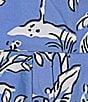 Lilly Pulitzer Kenni Printed Cotton Poplin Strapless Sleeveless Fit-And-Flare Midi Dress, Color:Sunwashed - Image 5