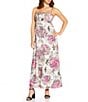Lilly Pulitzer Kristi Jacquard Square Neck Sleeveless Fit-And-Flare Maxi Dress, Color:Coconut - Image 1