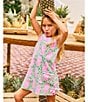 Lilly Pulitzer Little/Big Girls Pineapple Classic Shift Dress, Color:Fauna Green/Party Like A Pineapple - Image 3