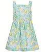Lilly Pulitzer Little/Big Girls 4-14 Bellefleur Dress, Color:Bluette Make Lemonade - Image 1