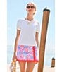 Lilly Pulitzer Michelina Lil Sun Sea Sand Print Mini Skort, Color:Resort White - Image 5