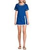 Lilly Pulitzer Michelina Wave Jacqaurd Mid-Rise Straight Skort - Image 4