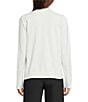 Lilly Pulitzer Morgen Combed Cotton Embellished Crew Neck Long Sleeve Sweater - Image 2