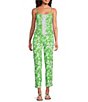 Lilly Pulitzer Nancee Stretch Double Cloth Floral Print Straight Leg Crop Pants - Image 3