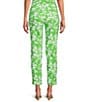 Lilly Pulitzer Nancee Stretch Double Cloth Floral Print Straight Leg Crop Pants - Image 2