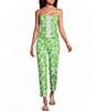 Lilly Pulitzer Nancee Stretch Double Cloth Floral Print Straight Leg Crop Pants - Image 3