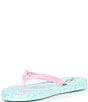 Lilly Pulitzer Vinyl Printed EVA Flip Flops - Image 4