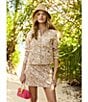 Lilly Pulitzer Printed Stand Collar Long Sleeve Button-Front Denim Coordinating Jacket - Image 5