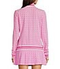 Lilly Pulitzer Regate UPF 50+ Printed Luxetic Stand Collar Long Sleeve Jacket, Color:Passion Fruit - Image 2