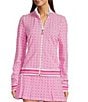 Lilly Pulitzer Regate UPF 50+ Printed Luxetic Stand Collar Long Sleeve Jacket, Color:Passion Fruit - Image 5