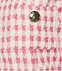 Lilly Pulitzer Rohana Charming Check Boucle Crew Neck Long Sleeve Button Front Jacket, Color:Rousseau Pink - Image 4