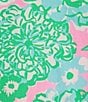 Lilly Pulitzer Romey Multi Plumes In Bloom Print Split V-Neck Sleeveless Ric Rac Shift Romper, Color:Multi - Image 3