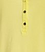 Lilly Pulitzer Ronson Split V-Neck Elbow Puff Sleeve Top - Image 4