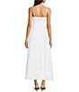 Lilly Pulitzer Sarahlynne Stacked Palm Burnout Sweetheart Tie Neck Sleeveless Maxi Dress, Color:Resort White - Image 2