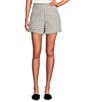 Lilly Pulitzer Sarissa Boucle Houndstooth Coordinating High Rise Shorts, Color:Coconut - Image 1
