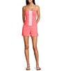 Lilly Pulitzer Sarissa Stretch High Rise Coordinating Shorts, Color:Cane Coral - Image 3