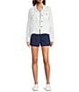 Lilly Pulitzer Seaspray Linen Point Collar Long Sleeve Jacket - Image 3