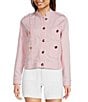Lilly Pulitzer Shepa Denim Stand Collar Long Sleeve Jacket - Image 5