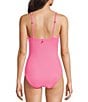 Lilly Pulitzer Solaria Shirred Solid One Piece Swimsuit - Image 2