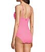 Lilly Pulitzer Solaria Shirred Solid One Piece Swimsuit - Image 4
