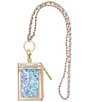 Color:Gold - Image 1 - Soleil It On Me Zip ID Lanyard